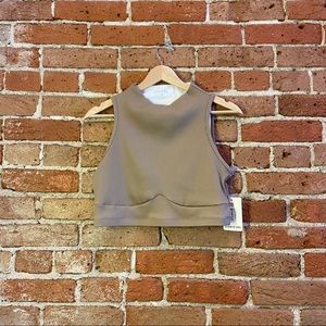 NWT Year of Ours Ribbed Mock Neck Bra